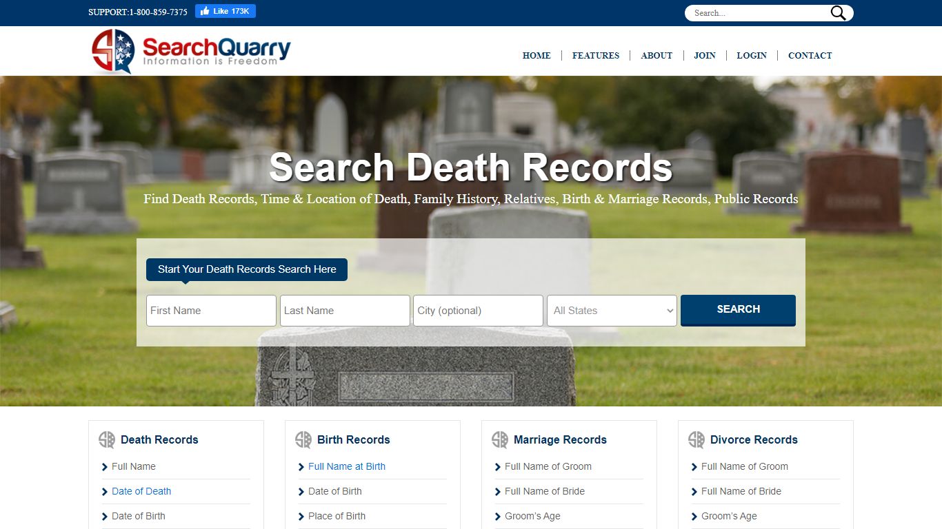 Search Death Records - SearchQuarry